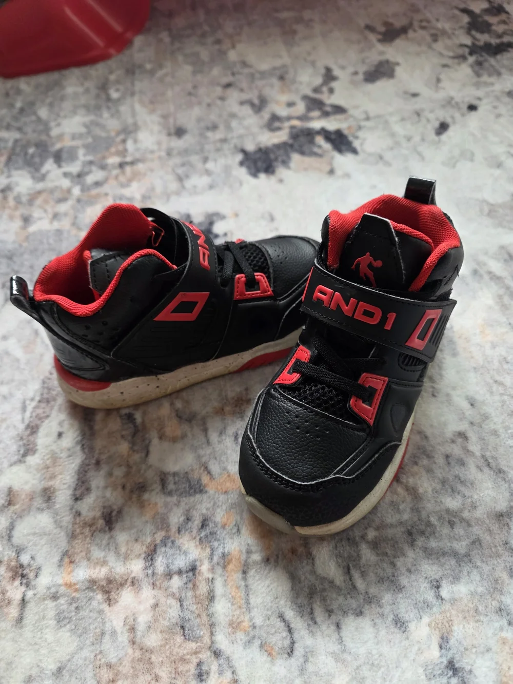 AND1 Kids High-Top Basketball Sneakers - Size 11 US